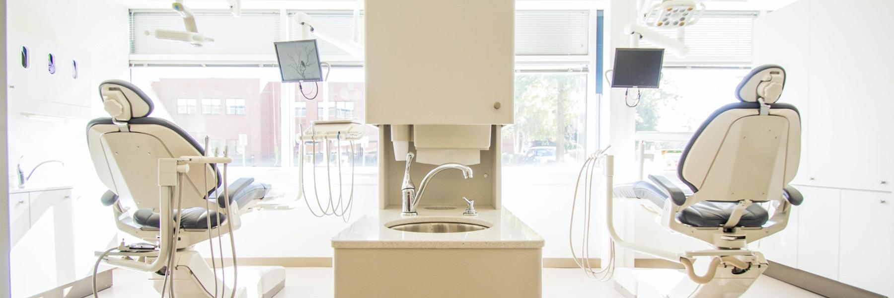 Treatment room at dentist office in Mill Creek